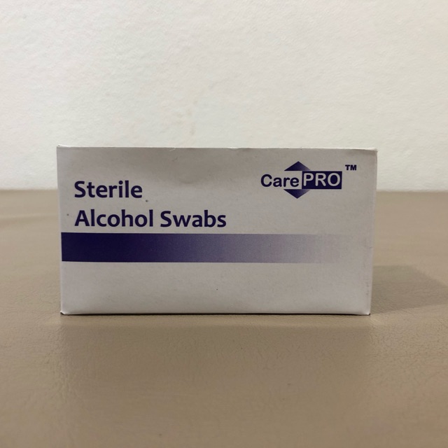 sterile alcohol swabs