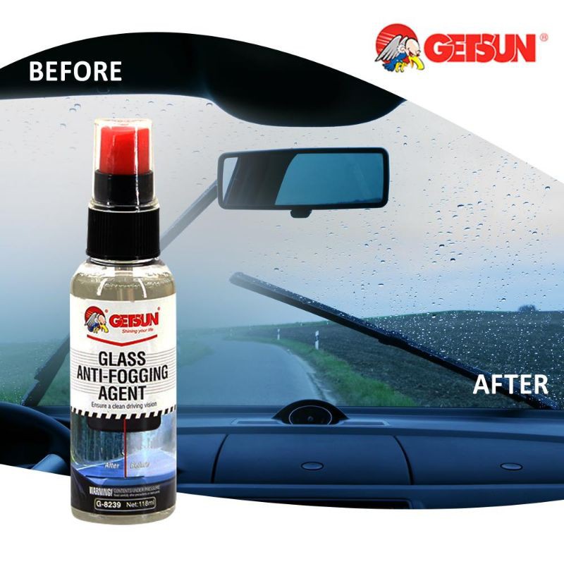 READY STOCK ] GETSUN GLASS ANTI-FOGGING AGENT 118ml ( Cermin 
