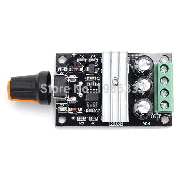 Multi Essential WS16 DC 6V-28V 6V 9V 12V 24V 3A PWM Motor Speed Controller Varible Regulator Control Switch 1203B Rel... - Image 3