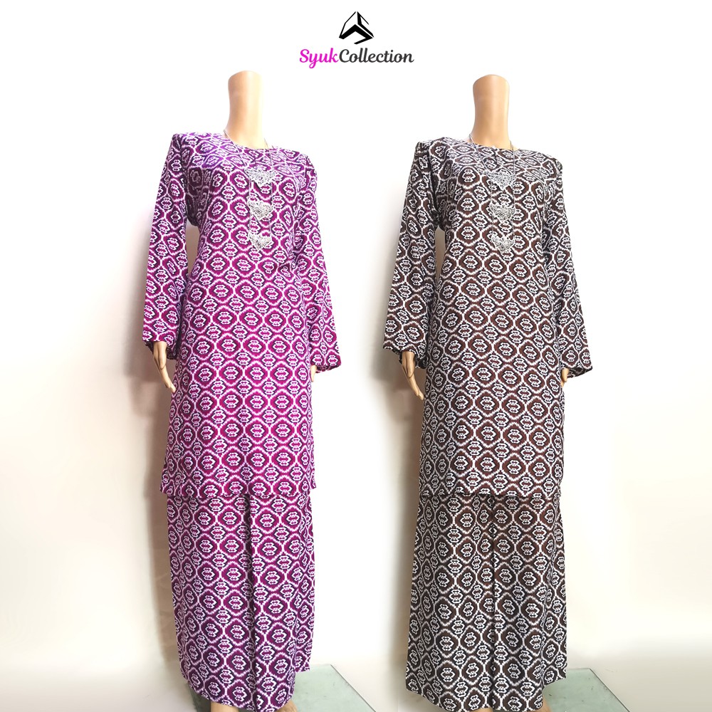  Baju  Kurung  Pesak Tradisional Johor  Ironless BKP11 