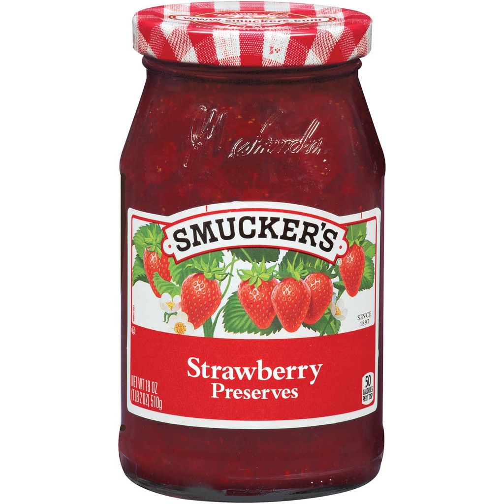 Smucker's Preserves Jam 340g - Strawberry | Shopee Malaysia