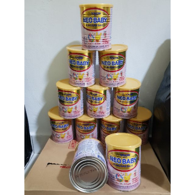 Snow milk powder 350gram x 12cans ( 1box ) - only for SABAH | Shopee ...