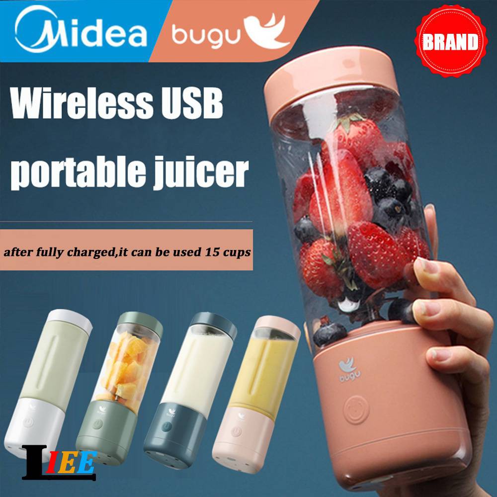 Midea Bugu Portable Juicer Mixer Mini Blender Mini Electric Ice Crusher