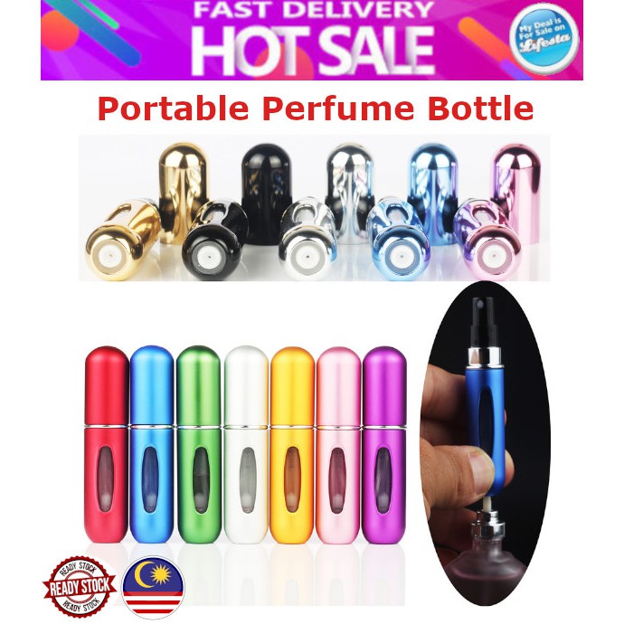 Lifesta Perfume Atomizer Bottles Refillable Travel Size Perfume Bottles