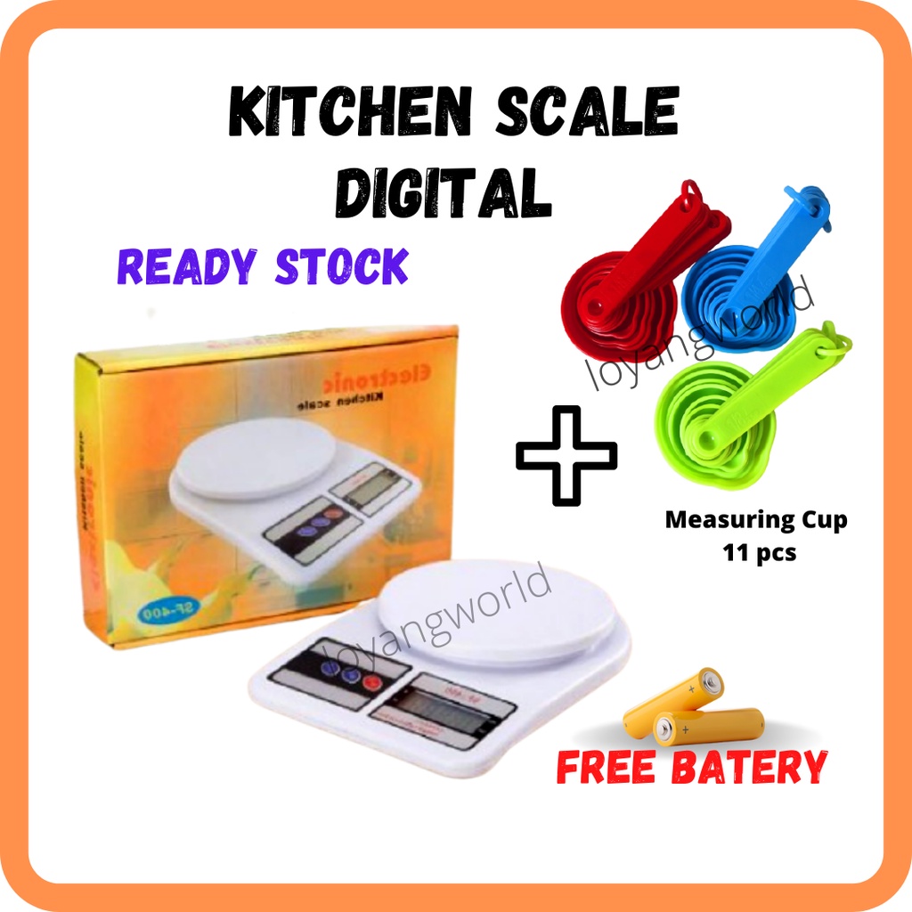 Penimbang Kek Digital Digital Kitchen Scale Penimbang Digital Penimbang