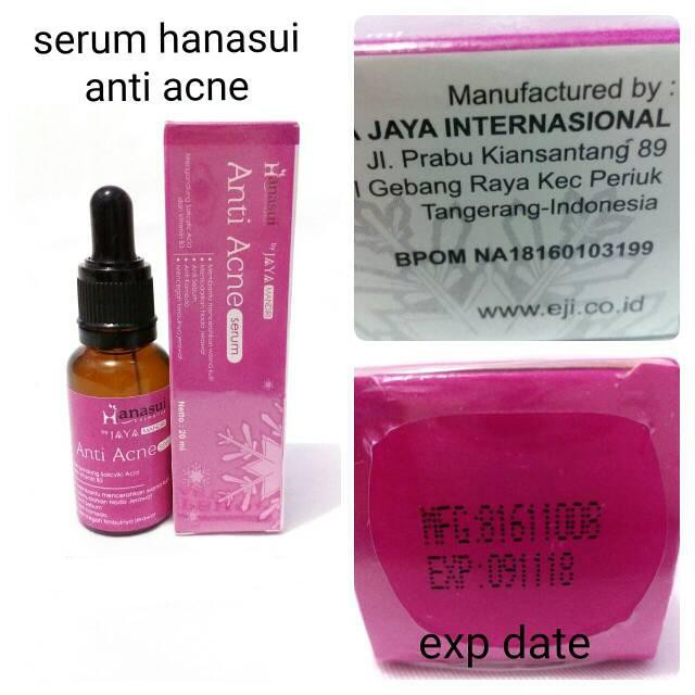 Anti Acne Seras Hanasui Original Shopee Malaysia