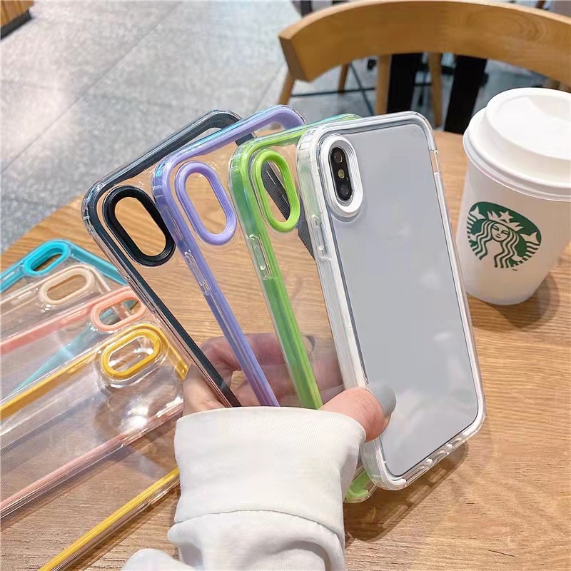 Casing iPhone XR xs max 7plus 8plus i7 i8 i11 transparent phone case for iPhone case