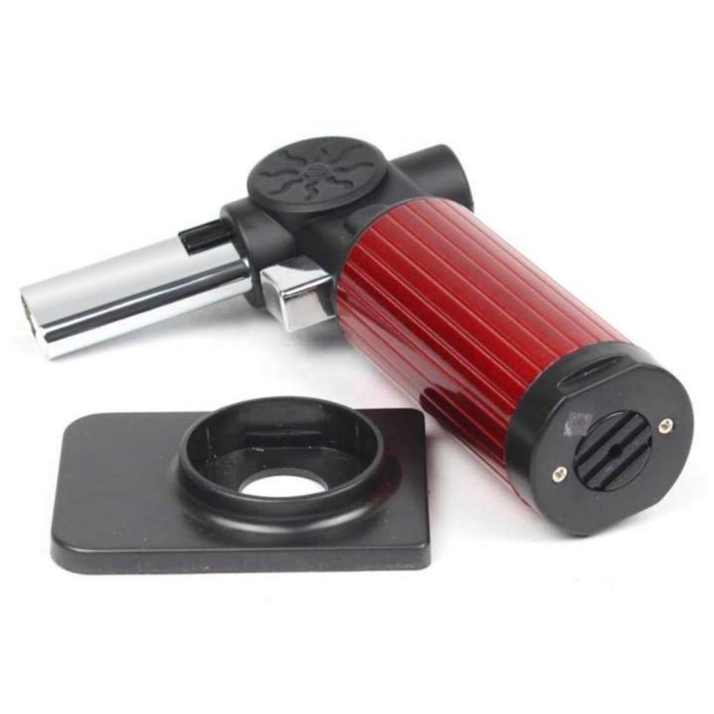 Butane Torch Lighter Windproof Jet Flame Refillable Gas Lighter YZ825