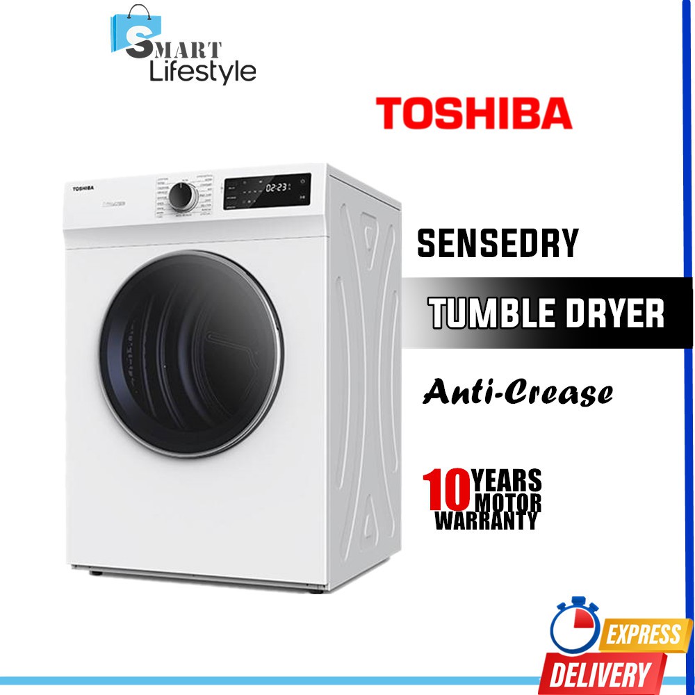 Toshiba Sense Dry Tumble Dryer TDH80SEM/Condensor Dryer K90MEM H80SEM Shopee Malaysia