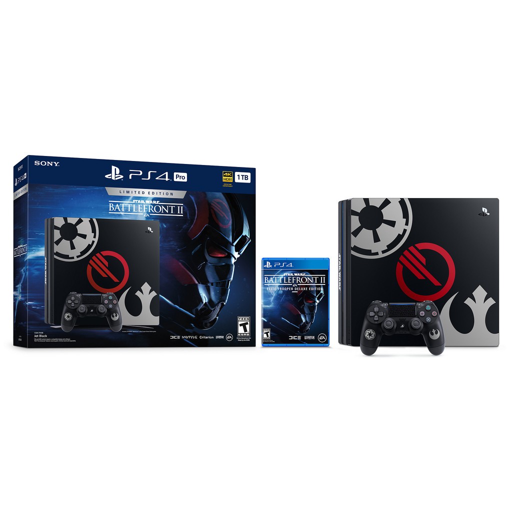 Playstation 4 Pro 1tb Starwars Battlefront Ii Limited Edition Ready Stock Shopee Malaysia