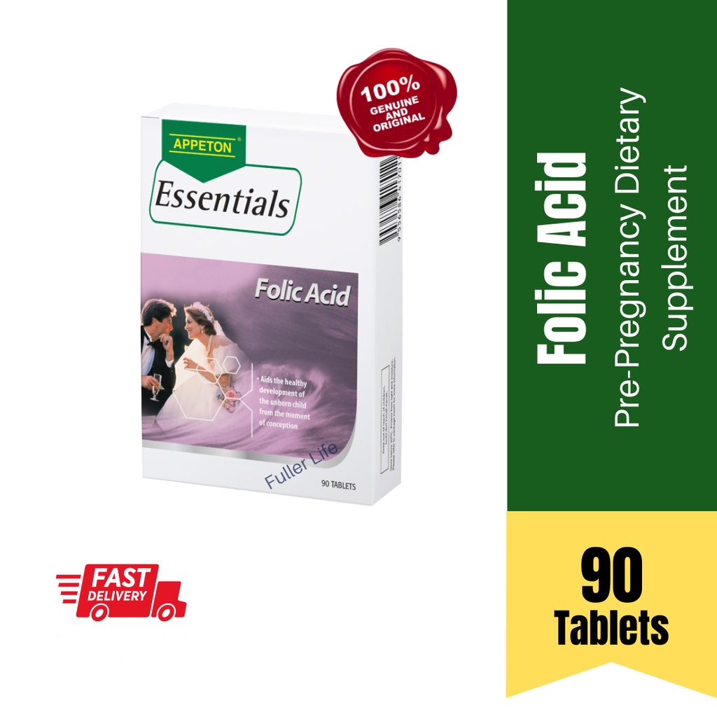 APPETON Essential Folic Acid 400mcg For PrePregnancy Dietary
