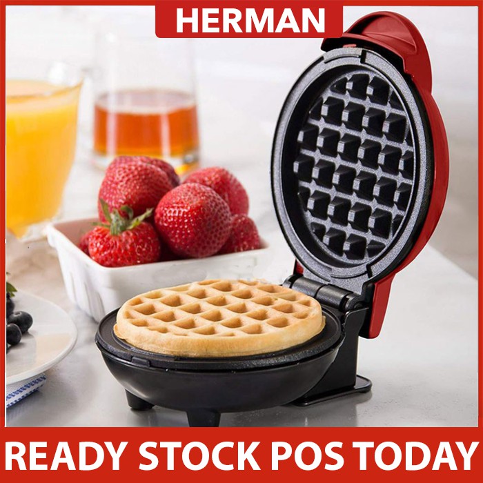 HERMAN😍 Electric Waffles Maker Bubble Egg Cake Oven Breakfast Waffle Machine Pan Eggette Machine Mesin Wafel