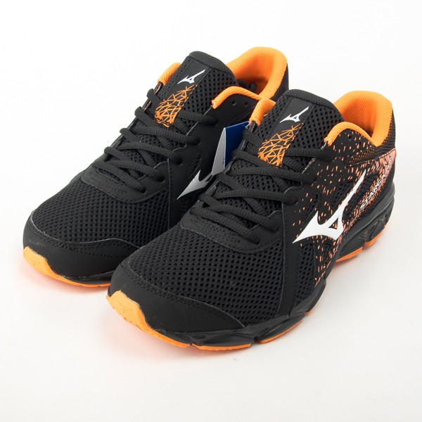 mizuno running orange