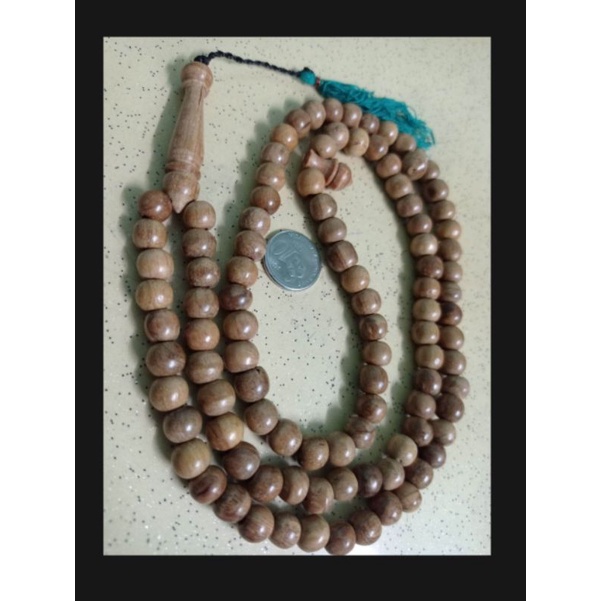TASBIH KAYU GHAHARU ASLI ORIGINAL PREMIUM QUALITY 8mm 99 BIJI BESAR SANGAT SESUAI UNTUK BERZIKIR MURAHH🔥🔥🔥