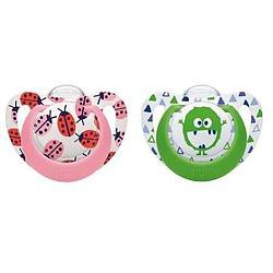 Nuk: Genius Silicone Soothers 6 -18M (Pacifiers) - 2pcs