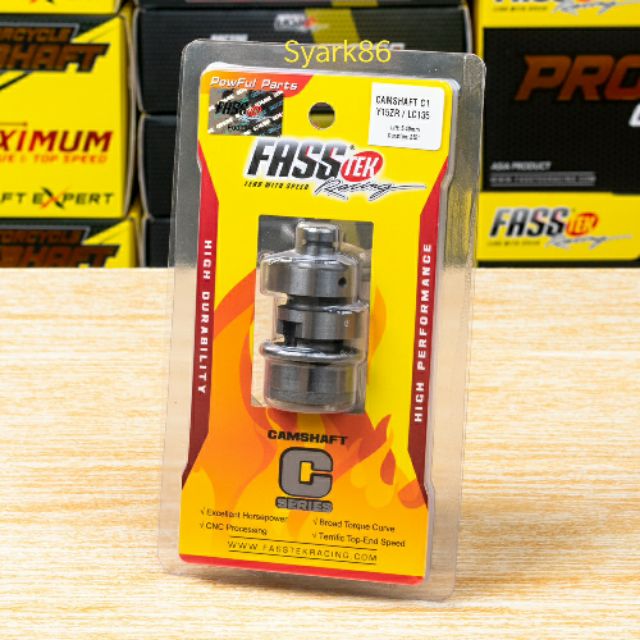 100 Original Fasstek Racing Camshaft C1 C2 2 C2 C3 C4 C5 C6 Yamaha 135lc Fz150 Y15zr Uma Cms Ikk Sbk Sys Sck Arata Shopee Malaysia
