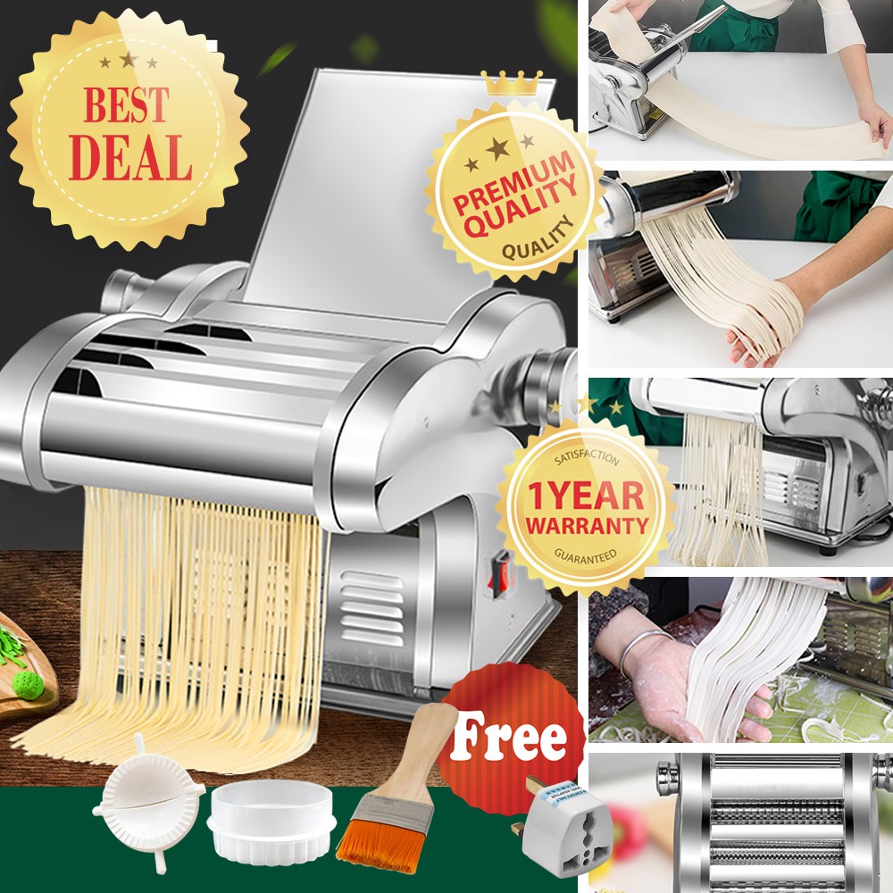 [FREE SHIPPING] HM JCD-BIM568 Stainless Steel Noodle/Pasta Maker, Electric Dough Press Machine, Spaghetti Maker