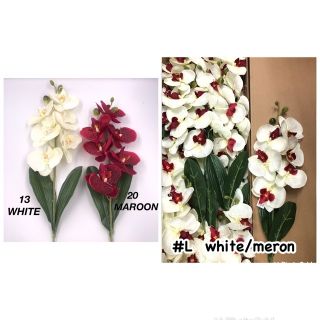  Bunga  Hiasan  Orkid Artificial Flower Budget Shopee  