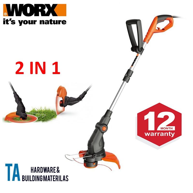 Worx WG119 5.5 Amp 15" Electric String Trimmer & Edger Lawn
