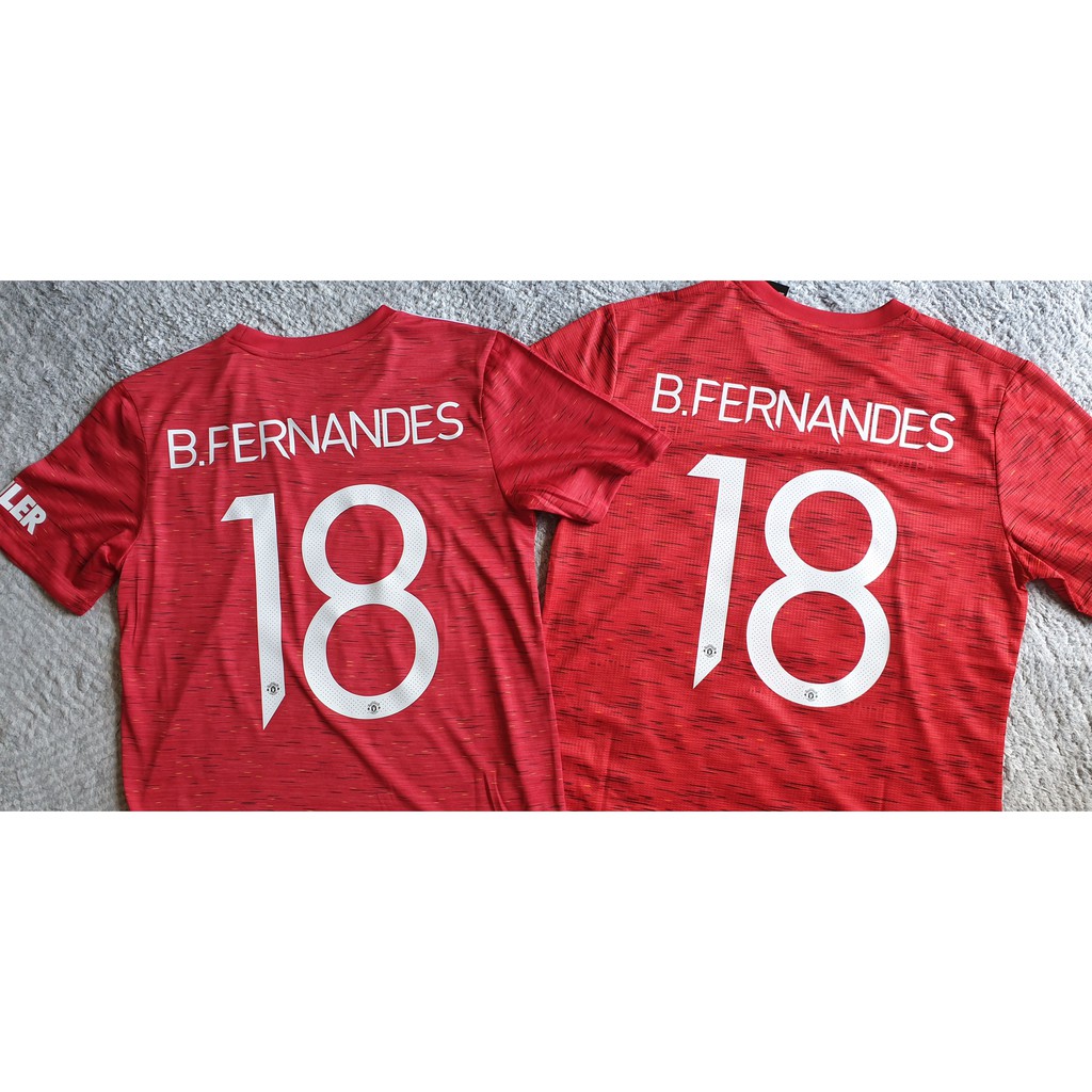 Manchester United 2020 21 Ucl Club Font Nameset Beckham 7 Rashford 10 B Fernandes 18 Greenwood 11 Van De Beek 34 Shopee Malaysia