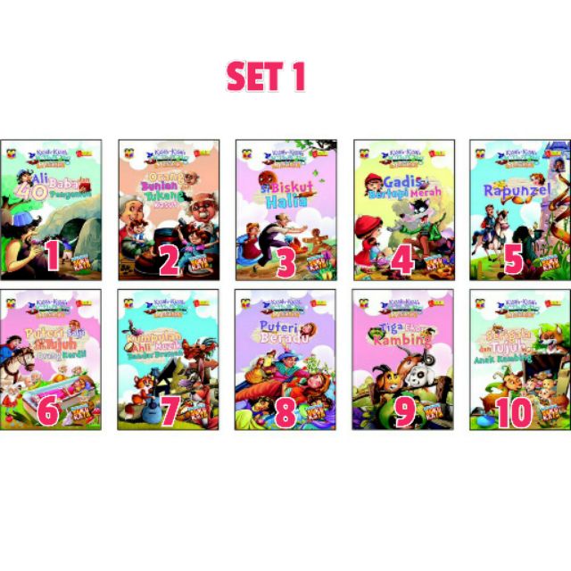 Buku Cerita Kanak Kanak Dengan Suku Kata | Shopee Malaysia
