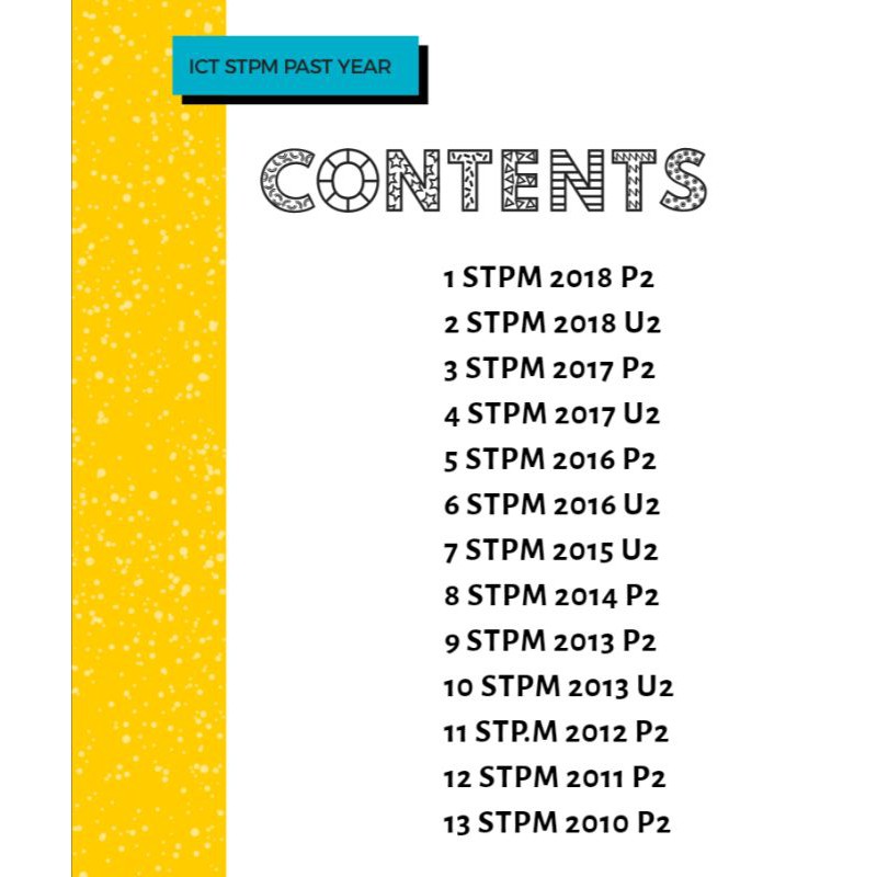 Ict Stpm Past Year Paper Sem 2 Shopee Malaysia