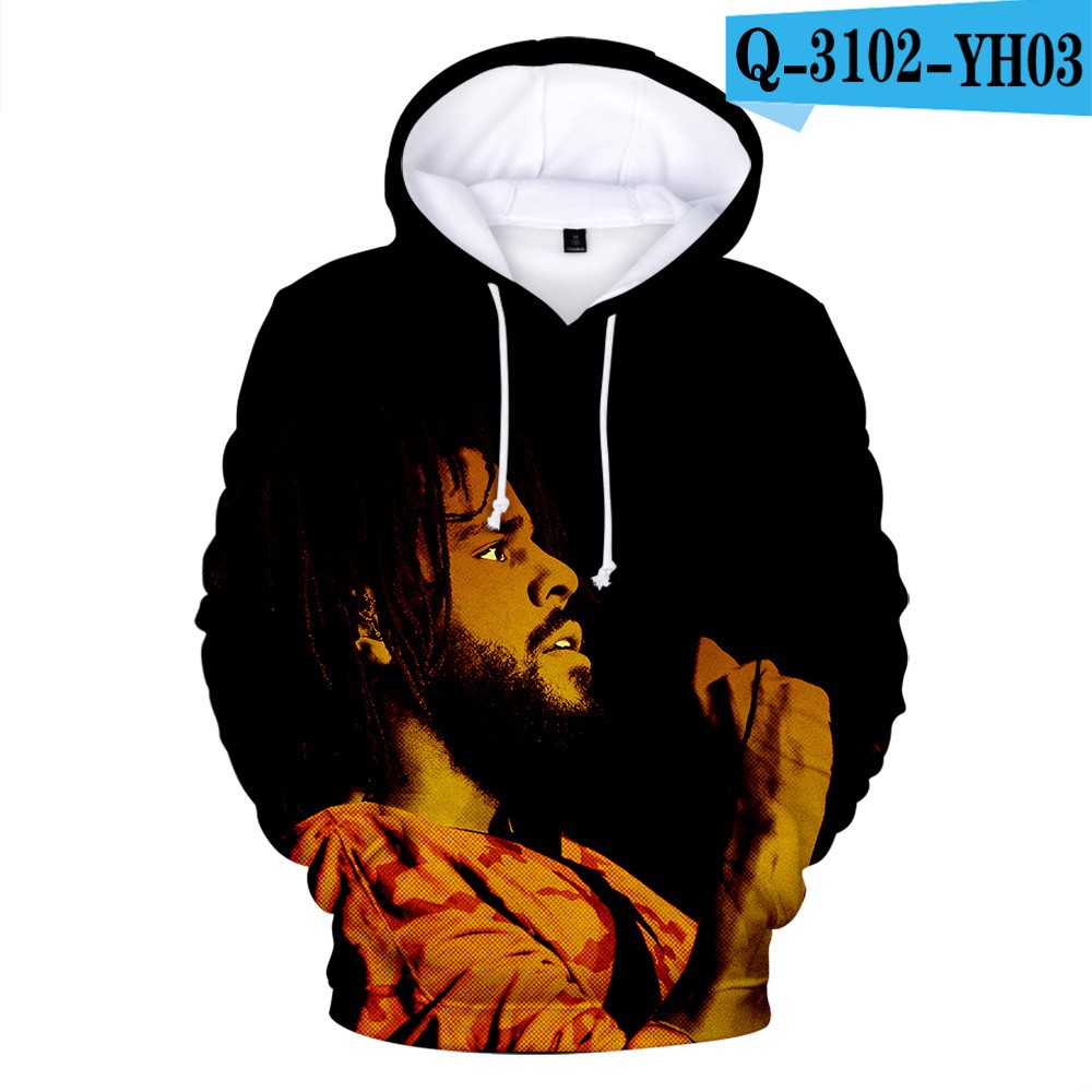 j cole rainbow hoodie