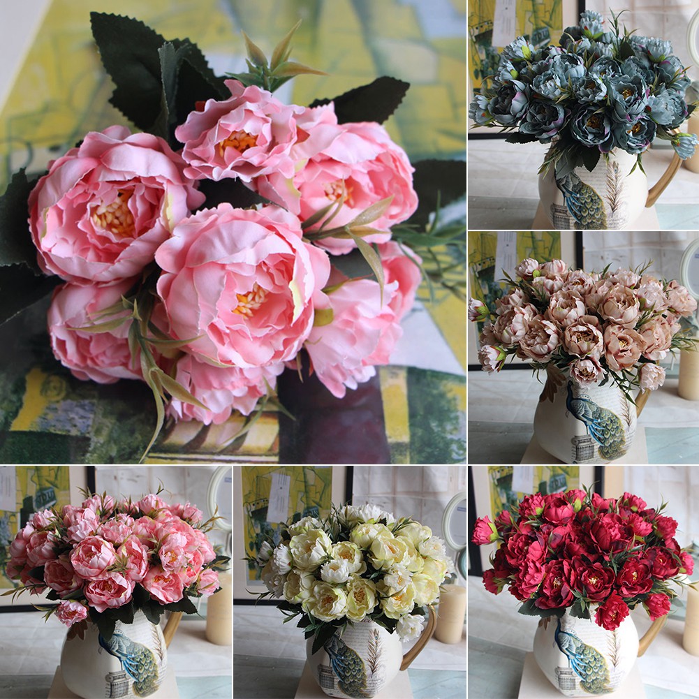 Mini Peony Artificial Flower Wedding Home Living Room Decoration | Shopee  Malaysia