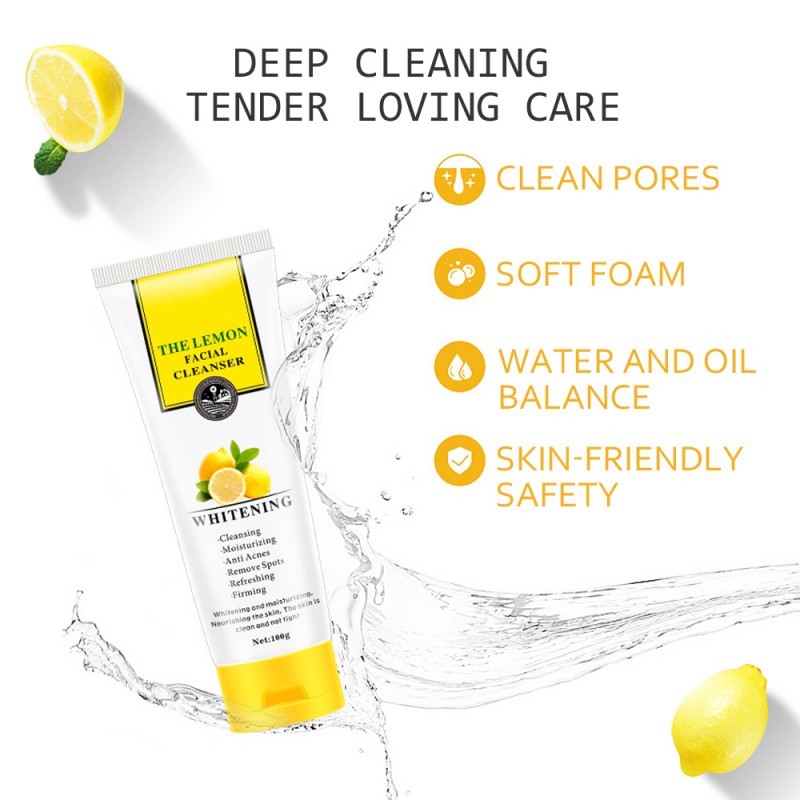 lemon facial cleanser