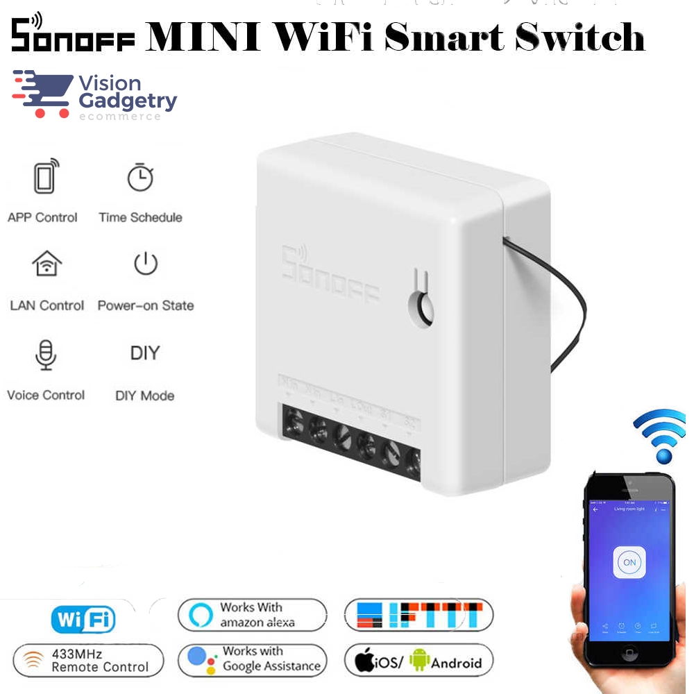 sonoff wifi smart switch google home