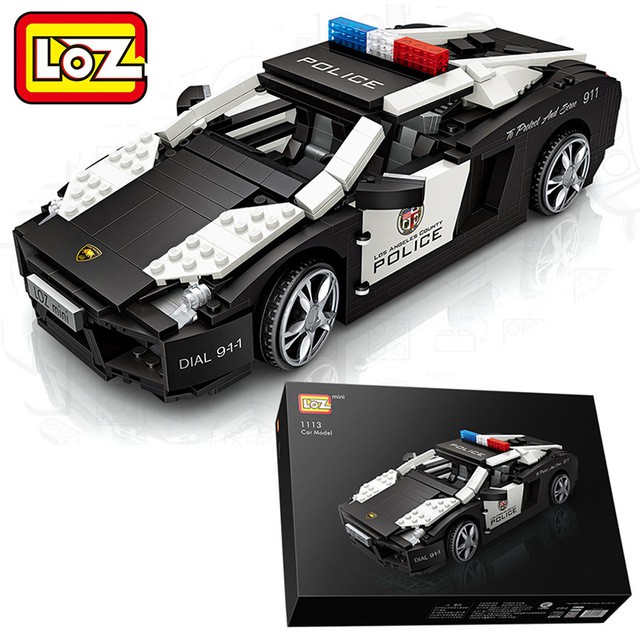 lego lamborghini police car