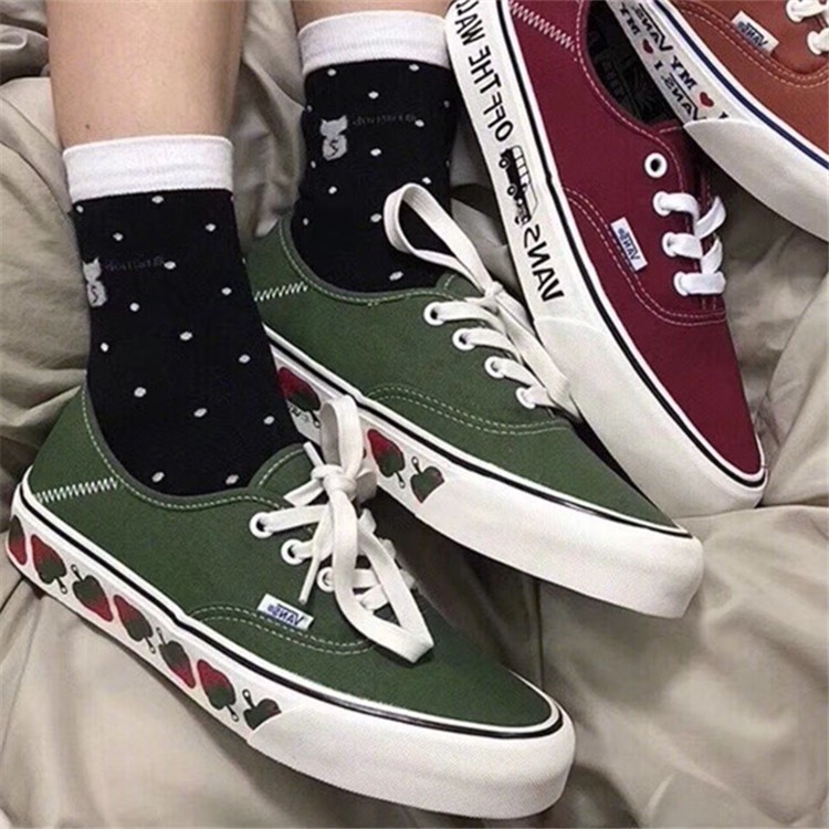vans strawberry green