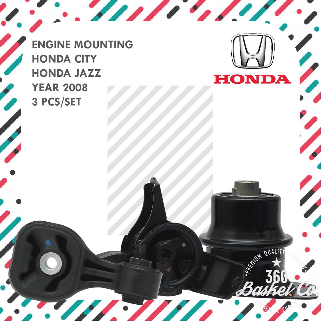 ENGINE MOUNTING HONDA CITY JAZZ (3PCS/SET)  Shopee Malaysia