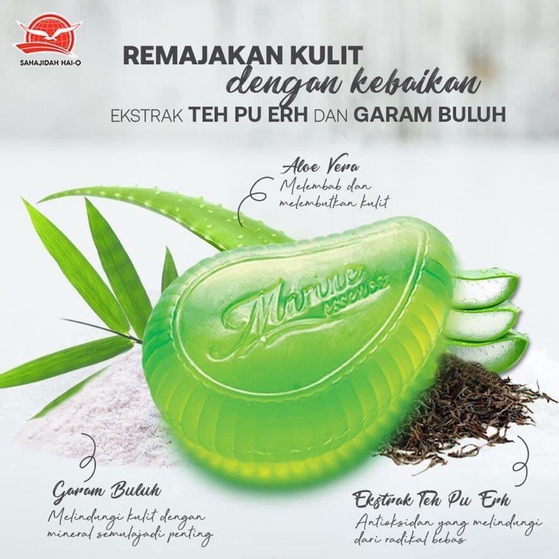 Buy Marine Essence Beauty Bar Sabun Hijau Original Seetracker Malaysia