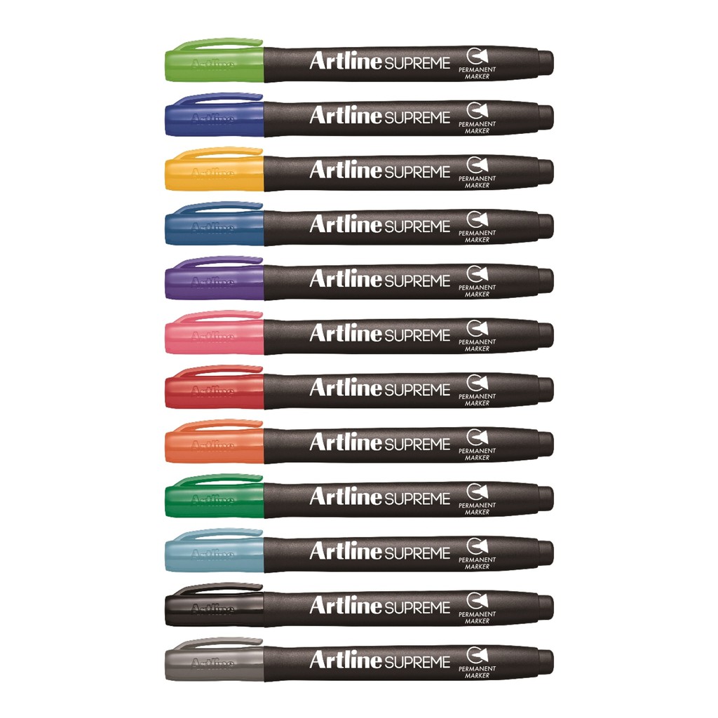permanent colour pens