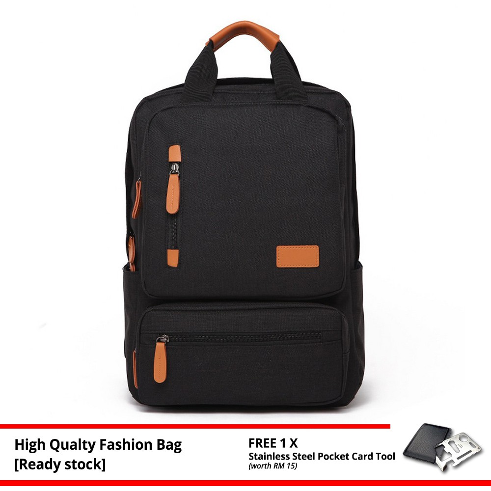 🔥HOT STOCK🔥 Bag Casual Backpack Laptop Canvas Waterproof Men Women