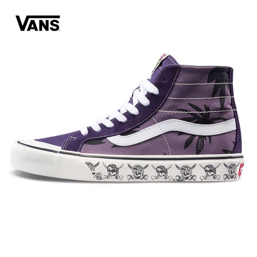 purple high top vans