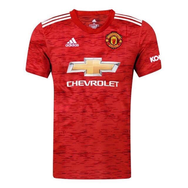 (NEW) Manchester United Home Kit 2020/2021 Football Jersey ...