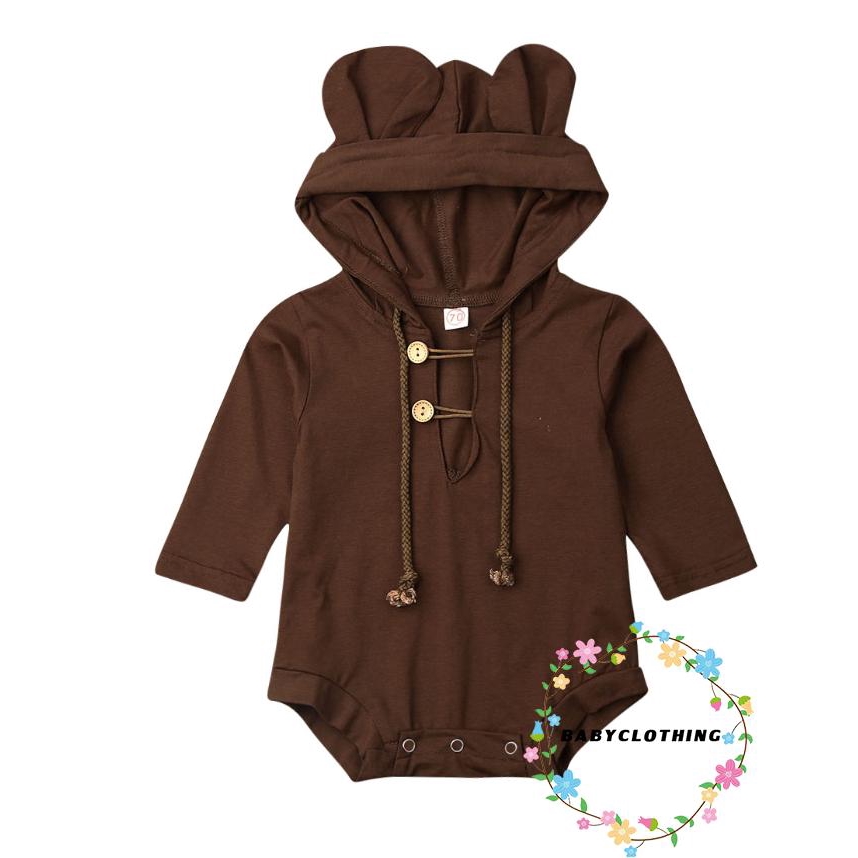 bear hoodie romper