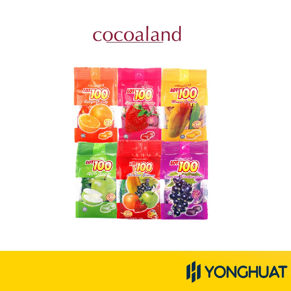 Cocoaland Lot 100 Gummy Soft Candies 150g | Shopee Malaysia