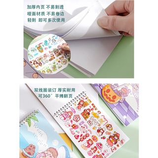 Steve Cute Cartoon Double-sided Release Paper Journal Sticker and Paper ...