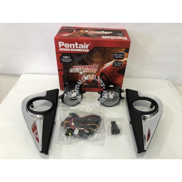 Chrome cover fog lamp for Perodua Aruz 1 set 2 pcs 