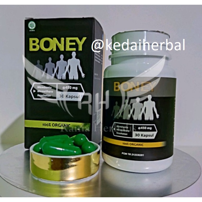Peninggi badan Boney Capsule Ready Malaysia 30 Kapsul Warna Hijau