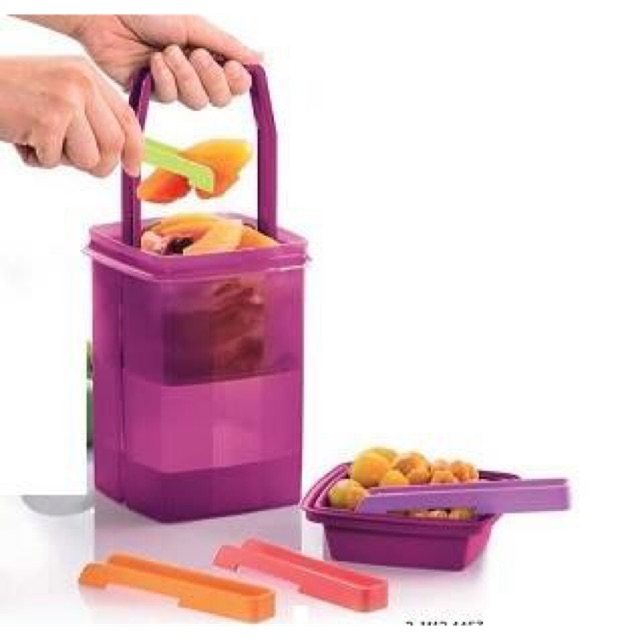 Tupperware Large Pick-A-Deli with free Tongs