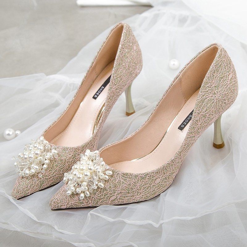Wedding Heels Kasut Kahwin Nikah Size 34 to 40 | Shopee Malaysia