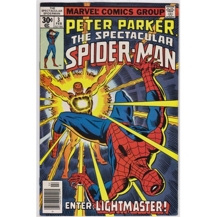 Peter Parker Spectacular Spider-Man #3 (1977) 1st LightMaster SpiderMan ...