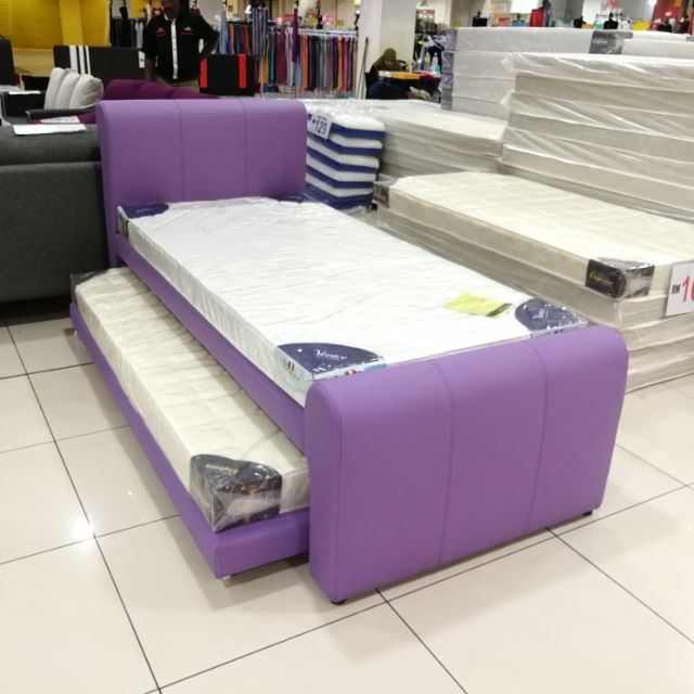 Single Pull Out Bed Free 2pcs Single Mattress Shopee Malaysia