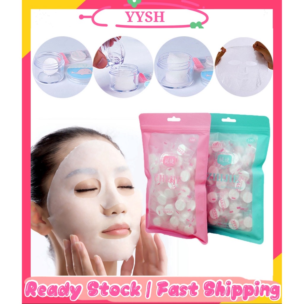 compressed microfiber mask