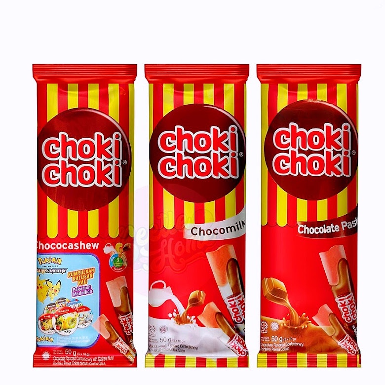 1pack X 5stick Choki choki Chocolate / Chocomilk / Chococashew | Shopee ...