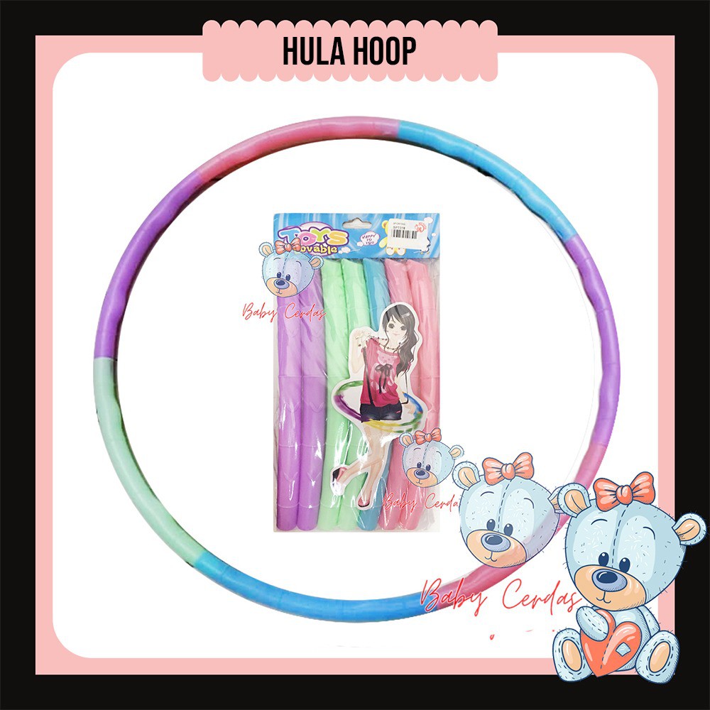 hula hoop girl clipart puple